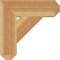 Ekena Millwork Traditional Craftsman Rough Sawn Bracket, Western Red Cedar, 6"W x 22"D x 22"H BKT06X22X22TRA04RWR - alternate 4